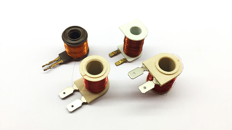 汽車電磁閥焊接案例之繞線電感電阻點焊樣品